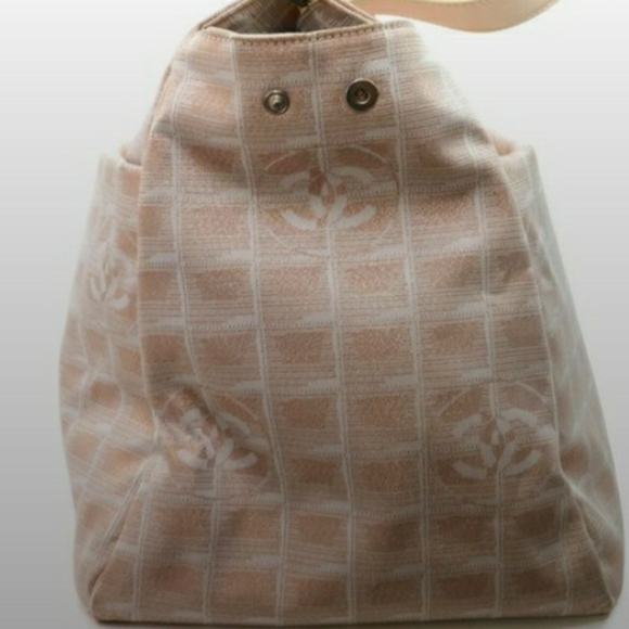 đ
șauth Chanel Travel Line Tote Bag Fabric #N6999H78 - Picture 8 of 15